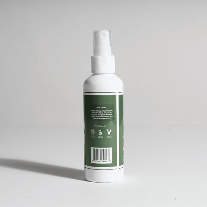 Dosso Beauty Rice Water Braid Spray, Spray Moisturizer for Box Braids, Twists & Locs, Prevent Breakage & Moisturizes Scalp, 100 ml, 3.5 oz