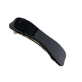 Hair Clips for Women,3.5 Inch Acetate Medium Hair Claw Clips for Women Thin Thick Curly Hair,Strong Hold No Slip Grip,French Classic Multicolor Barrettes Hair （Black Bow ）