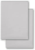 Cozy Earth Standard Pillowcases Set of 2 - Made of 100% Viscose from Bamboo, Ultra-Soft & Luxury, Woven from Naturally Breathable & Lightweight Fabric - Light Grey