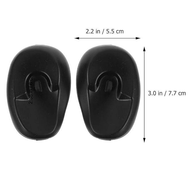 FRCOLOR 8pcs Earmuff Ear Defenders - Salon Ear Heat Protector Covers for Hairdressing & Baking Oil Hair Dryer Use
