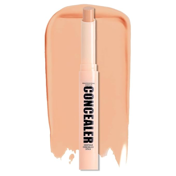 Kaely PROFESSIONAL MAKEUP Correcting Concealer Stick,Medium Coverage Concealer Crayon,under Eye Brightener Concealer for Dark Circles,corrector de ojeras,Lightweight,Vegan,06 DARK PEACH