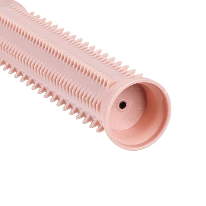 CALISTA Ion Hot Rollers for Long Hair | Hair Roller Clips Included | Heats to 230°F | Dual Voltage | Add Hands-Free Curls, Waves, and Volume (Pink, Long - 12)