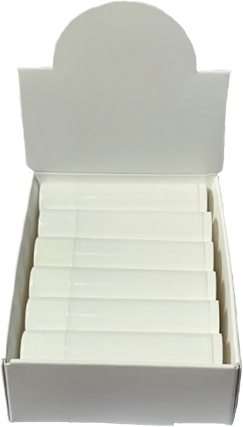 White Arched Lip Balm Tube Display Boxes (10)