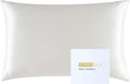 ZIMASILK 25 Momme 100% Pure Mulberry Silk Pillowcase for Hair and Skin Care, Highest Grade 6A Pillow Cases for Women, Long-Lasting Durablity, Gift for Women Men, 1Pc (King 20"x36", Ivory)