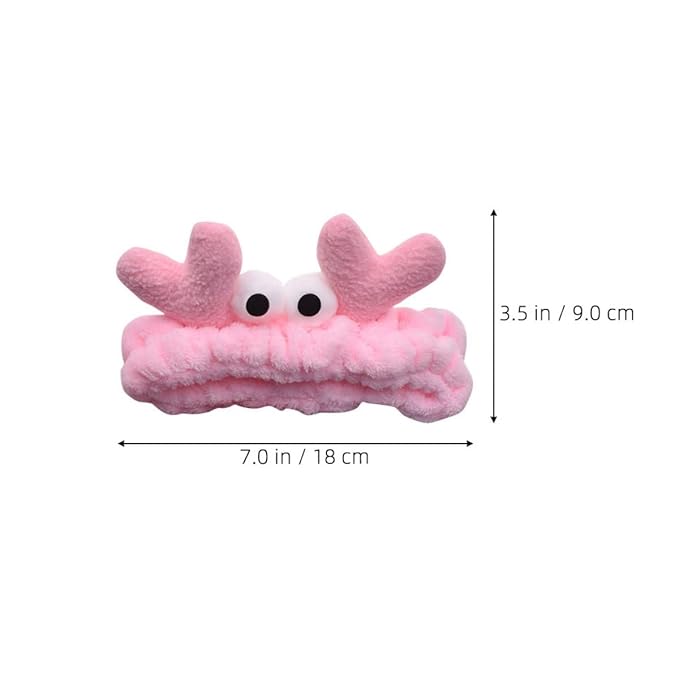Elastic Marine Creature Pattern Facial Headbands for Face Washing, Spa Use, and Hairstyle Protection