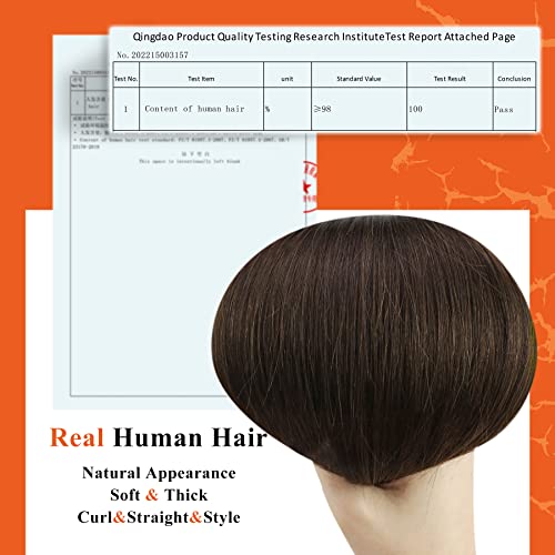 Full Shine Seamless Tape in Hair Extensions Human Hair Color 2 Dark Brown 22Inch Ombre Tape in Hair Extensions 20Pcs 50Gram Invisible Hair Extensions Real Human Hair Tape in Add Length