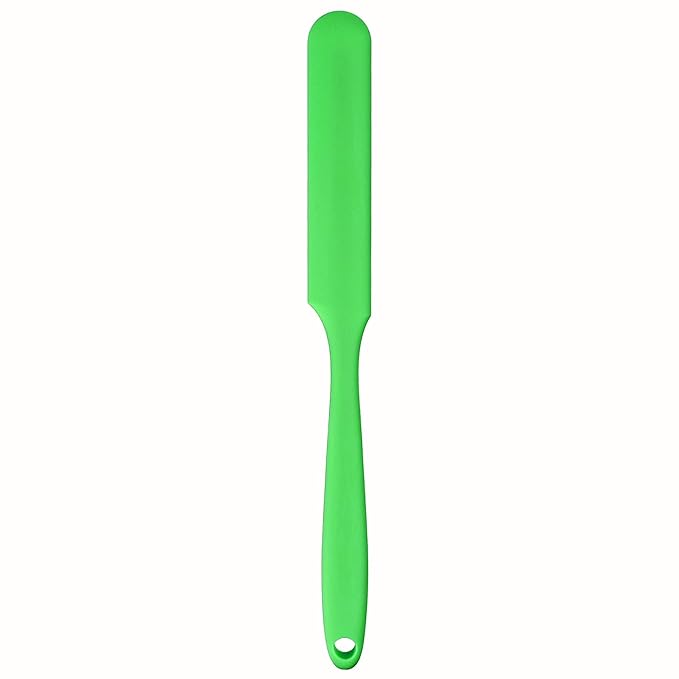 1-PCS Non-Stick Reusable Wax Silicone Spatula, Silicone Waxing Applicators for Hair Removal, for Home Salon Body Use(Green, size 1)