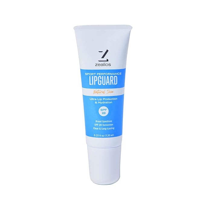 Zealios LipGuard - SPF 28 - UVA/UVB Sunscreen Protection & Repair Chapped Lips - Broad Spectrum Protection Lip Balm - Sensitive Skin Safe - Paraben Free Coconut Jojoba Oils Lip Applicator - Pack of 3