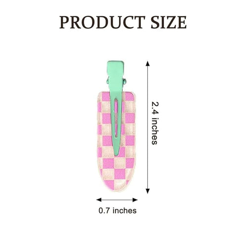 2 Pcs Cute fruit hair clip for Women Girls thick,thin hair.No Bend No Crease Hair Clips for styling sectioning hair barretters fine (Cherry yogurt)