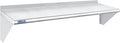 HARDURA Stainless Steel Shelf 14" x 72", 352lb Commercial Shelves Wall Mount Metal Shelving with Backsplash and Brackets for Kitchen, Restaurant, Laundry Room and Home