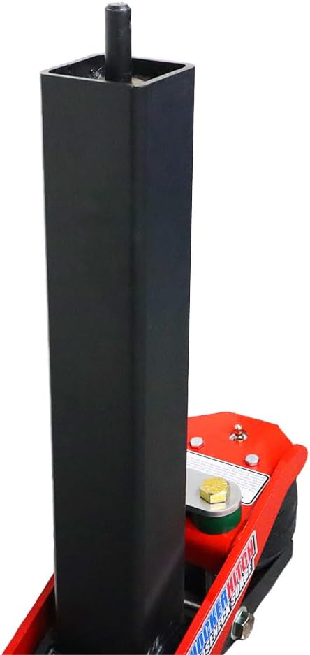 Shocker 30K Gooseneck Surge Air Hitch & Shift Lock Coupler for 2-5/16" Ball, 3-15/16" Square Top Crank