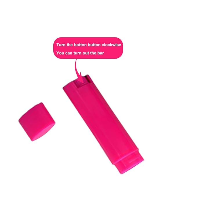 5ml 100Pcs Empty Oval Deodorant Lip balm Tubes Containers Twist-up Refillable Containers for Lipstick,Chapstick,Homemade Lip balm,DIY Deodorants(Hot Pink)