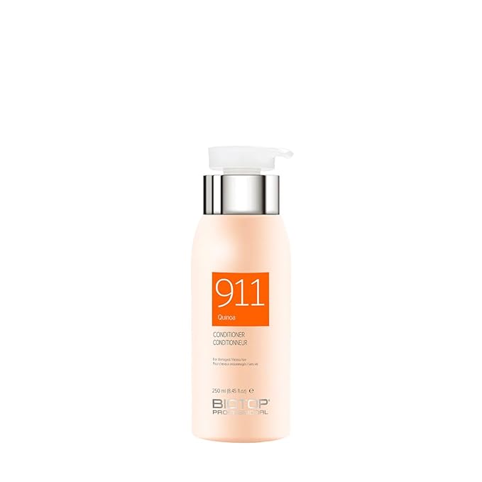 Biotop Professional 911 Quinoa Hair Conditioner - Hydrating Conditioner for Hair Health + Frizz Control - Repairing, pH Balancing & Nourishing Treatment for Dry Ends - (8.45 oz/250ml)