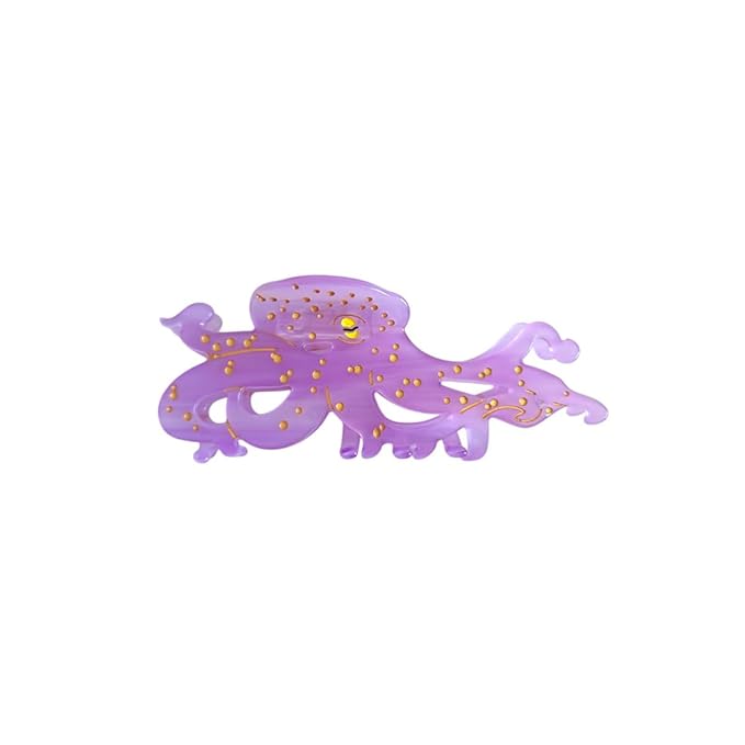 Small Octopus Claw Clip,Ocean Hair Clip,Acetate Hair Clips,Small Claw Clips for Women