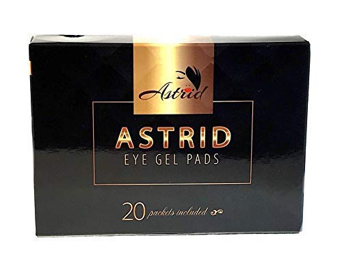 Astrid Eye Gel Pads – Premium Lint Free Under Eye Pads Perfect for Eyelash Treatments Including Eyelash Extensions - 20 Pairs - Astrid Eye Gel Pads