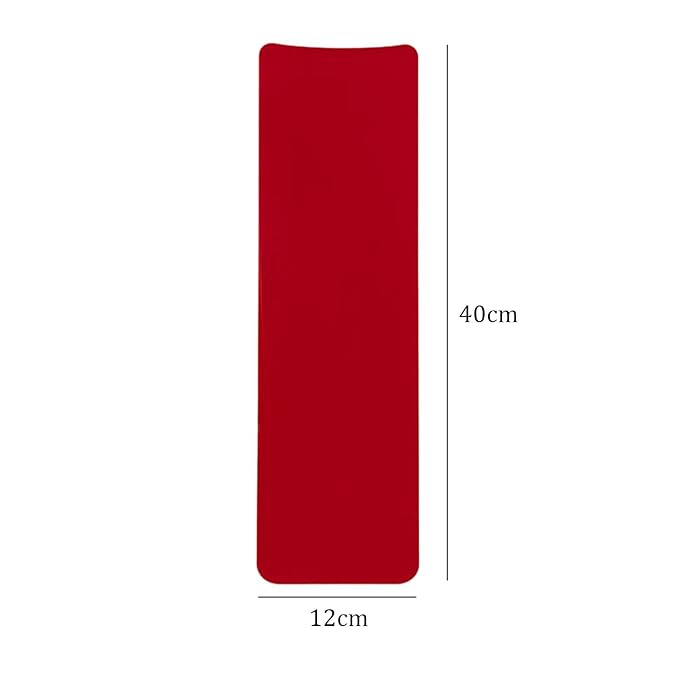 Generic Acrylic Hair Dyeing Board, Highlighting Board, Balayage Board,Hair Dye Sectioning Board for Barber, Shop, DIY, Red, 40x12cm