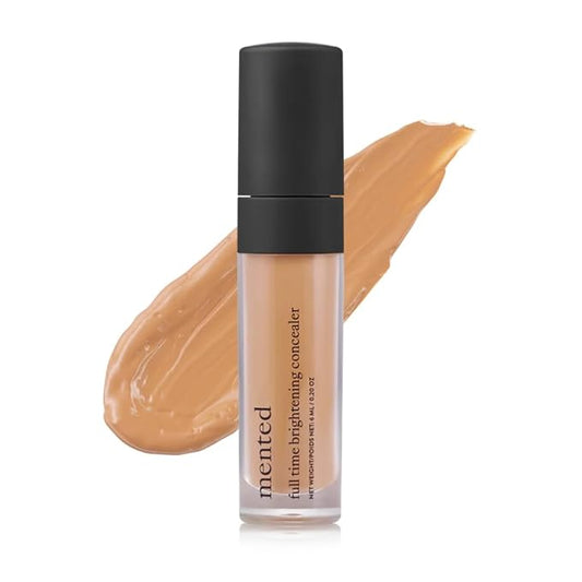 Mented Cosmetics Full-Time Eye Brightening Concealer for Women, Lightweight Full-Coverage Eye Makeup Concealer, Under Eyes Make Up Corrector, Blemishes & Contour, Hustle