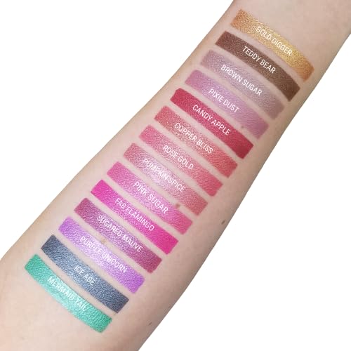 Aromi Metallic Liquid Lipstick | Rosy Peach Lip Color with Shimmery Finish, Vegan. Cruelty-free, Long-lasting and Smudge Proof, Gluten Free (Pumpkin Spice)