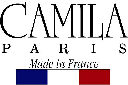 Camila Paris CP2337 French Hair Barrette Clip for Girls Handmade Cream Pearl, Metal Automatic Clasp Strong Hold Grip Hair Clips for Women, No Slip Durable Styling Girls Hair Accessories Made in France