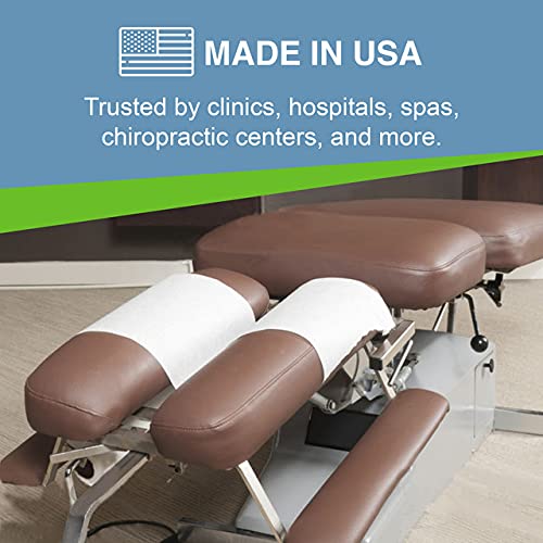 Headrest Rolls, 25-Pack - 8.5" x 225' - Premium Smooth 16 Pound Paper - Disposable Face Cradle Surface Spool for Medical, Exam and Chiropractic Tables