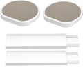 Expansion Pack - Greige - 2 Straight Tracks and 2 Trays. Does not Work Without the Lazy Susan Revolution Full Set (Sold Separately).
