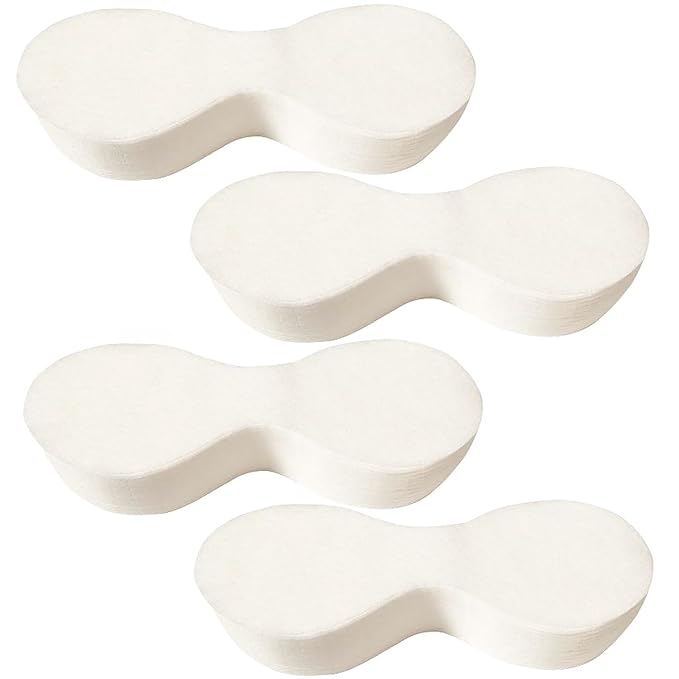 400 Sheets Disposable Eye Mask Paper, Non Woven DIY Eye Paper, Cotton Spa Eye Pads for Facials, Disposable Eye Pillow Covers Moisture Retention