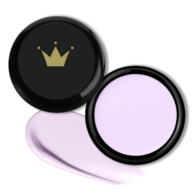 Kaely Color Correcting Concealer,Cream Pot Concealer Full Coverage,under Eye Concealer Palette for Conceals Dark Circles,Waterproof Foundation Face Makeup,09 Light Purple