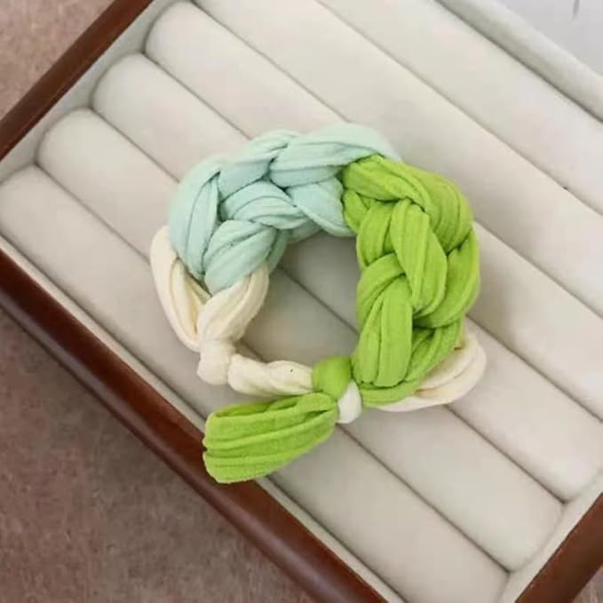 5PCS Hair Bracelets for Women Elastic Bracelets Hair Ties No Damage Hair Bands for Girls Lively Silk Scrunchies Thick Thin Long Curly Hair Accessories for Women