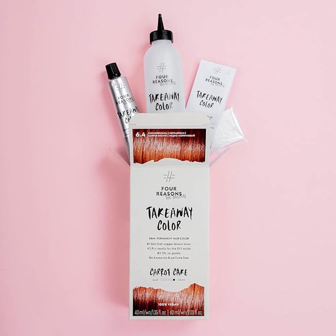 Four Reasons Original Takeaway Color - Frozen Sand – 8.23 Cool Sand - Demi-Permanent Hair Color - Ammonia-Free and Fragrance-Free Hair Dye - 100% Vegan & Cruelty Free