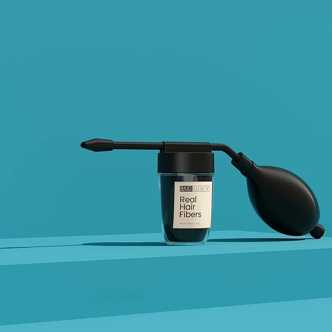 Hair Illusion Spray Applicator Removable Flat Tip designed to Spray Precise Hairline or Remove Tip For Round Sprayer And Wide Coverage (does not include hair fibers)