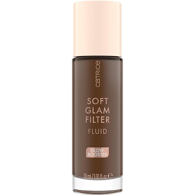 Catrice | Soft Glam Filter Fluid | Luminous Make Up Base & Highlighter for Radiant Complexion | With Vitamin E & Squalene | Vegan & Cruelty Free (98 | Deep)