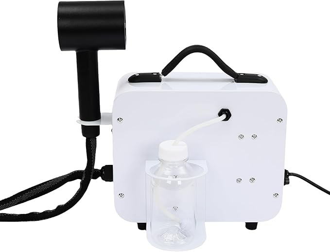 Nano Vaporizing Sprayer, White 1300W Hairdressing Salon Nano Micro Mist Vaporizer, Nano Hair Steamer Machine for Hair Care and Hair Restoration(1300W White)