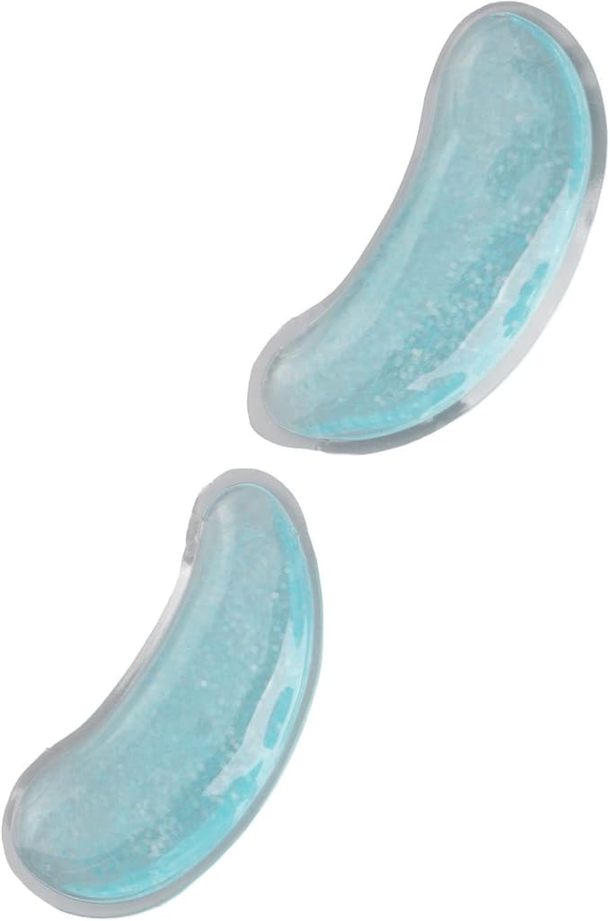 Asixxsix Gel Ice Pack, Reusable Cooling Eye Pads, Hot Cold Compress Leakage Proof Portable Soft and Skin Friendly Under Eye Patches for Dark Circles and Puffiness, Eye Relax