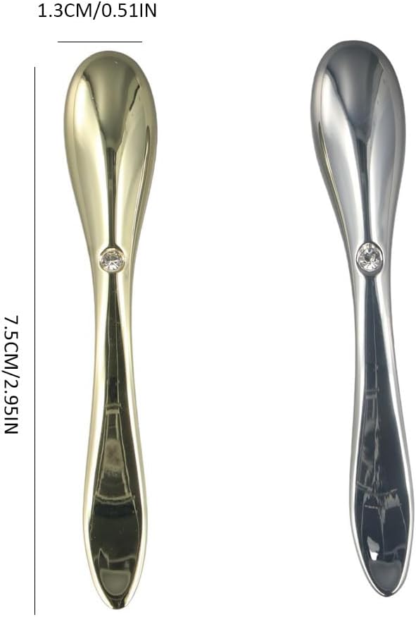 4PCS Eye Cream Applicator,Mini Eye Beauty Apparatus Rolling Massage Stick Cream Mixing Spatula Eye Massager