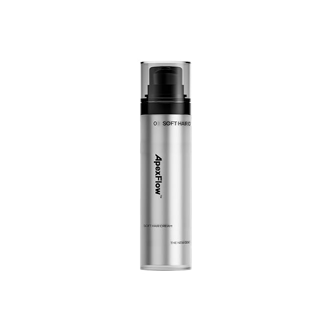 ApexFlow Men's Short Hair Instant Volume Cream-Gentle Formula, Effective, Eco-Friendly Refill Design, Easy styling,Non-Greasy,Volumizing & Texturizing, for Men with Short Hair (Large 1pcs)