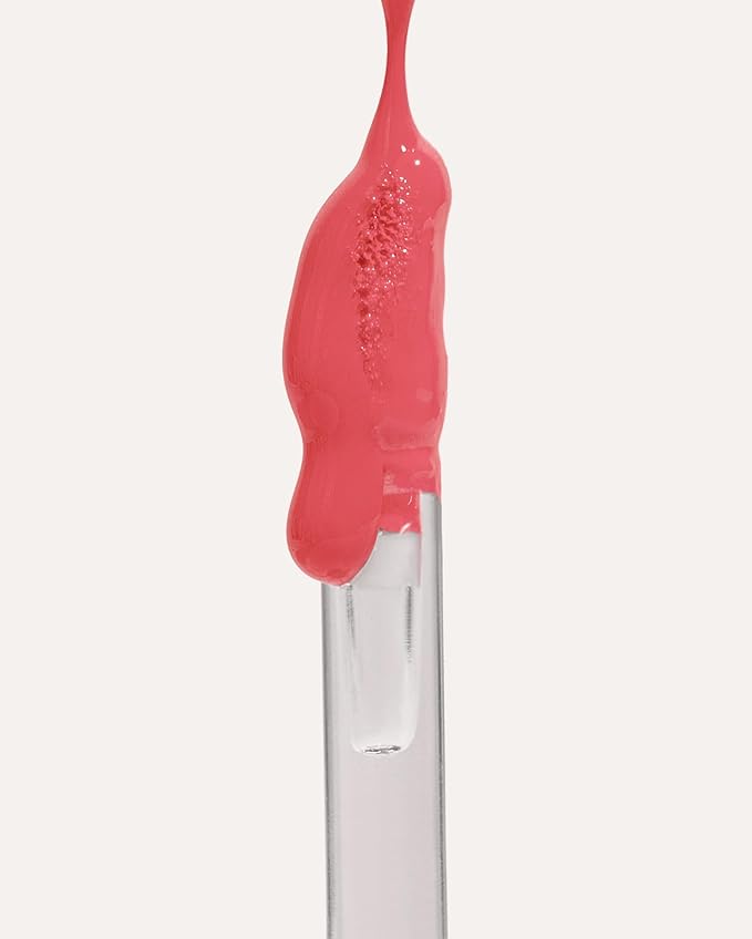 YENSA Super 8 Lip Oil, Natural Korean Moisturizing Gloss, No-Sticky Transparent Formula For Hydrating Lip Care (Crush It Coral) .22 fl oz