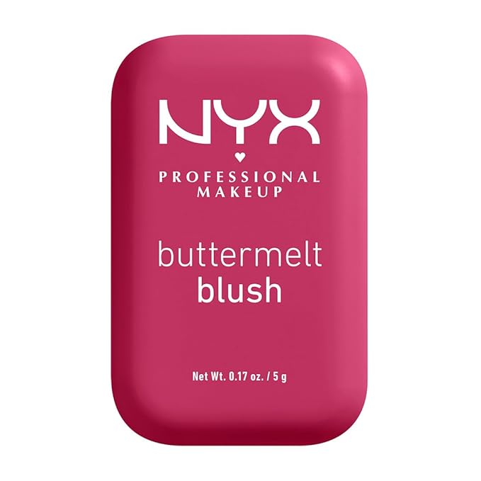 NYX PROFESSIONAL MAKEUP Buttermelt Powder Blush, Fade and Transfer-Resistant Blush, Up to 12HR Make Up Wear, Vegan Formula - Butta Than Before