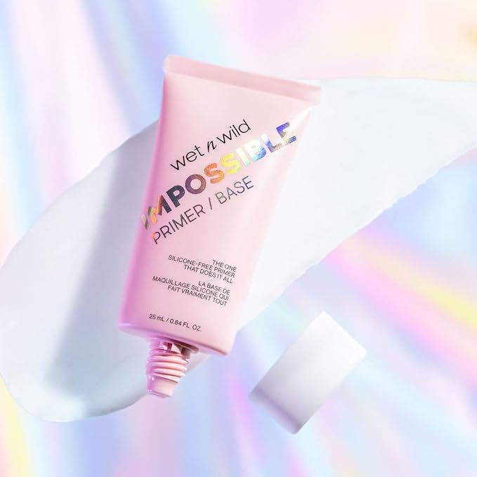 wet n wild Prime Focus Impossible Primer, Clear, Hydrating Matte Finish, 0.84 Fl Oz