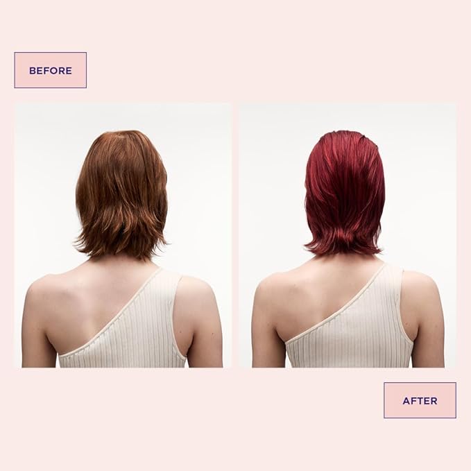 Maria Nila Color Refresh Bright Red, 10.1 Fl Oz / 300 ml, Red Color Bomb, Semi-Permanent Pigments, 100% Vegan & Sulfate/Paraben free