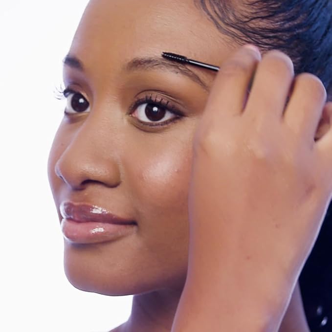 Pixi Natural Brow Duo - Soft Black, Precision Pencil & Tinted Gel, Waterproof Brow Shaper for All-Day Hold, Paraben-Free, 0.2oz