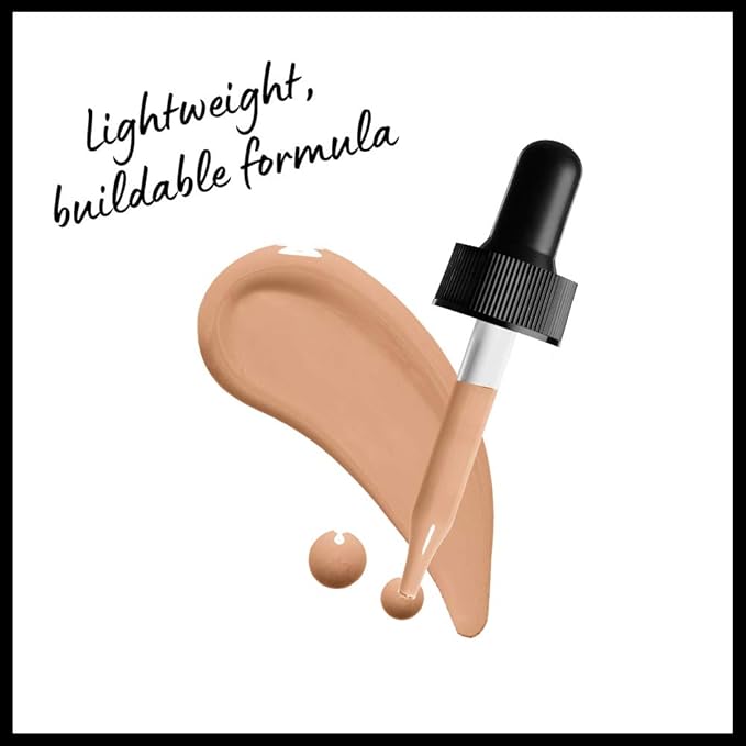 NYX PROFESSIONAL MAKEUP Total Control Pro Drop Foundation, Skin-True Buildable Coverage - Natural