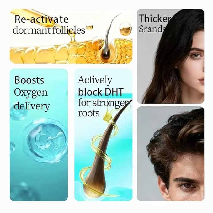 Rosemary Hair Oil, a lightweight rosemary essential oil spray, suitable for all scalps and hair, free of parabens and sulfate surfactants, 15ml. (3, 10.5ml)