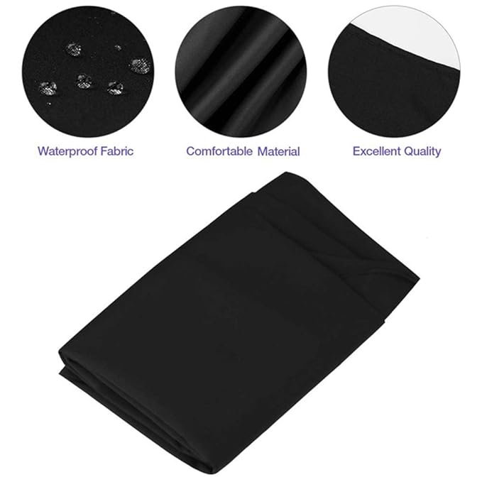 Black Waterproof Hair Salon Cape Professional Barber Cape with Metal Snap Closure Hair Cutting Cape (Black-10 Pack)