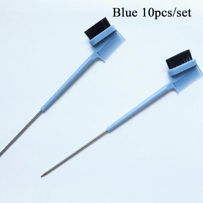 10PCS Black Fringe Hair Dye Comb Hair Dye Brush