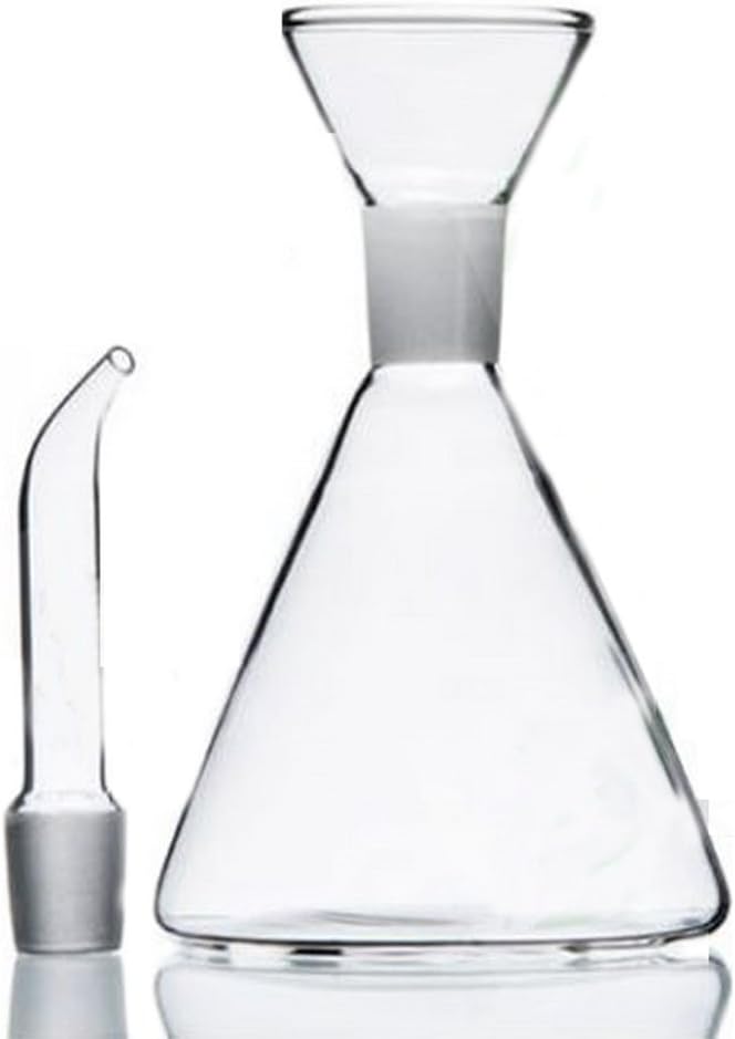 ELETON Olive Oil Dispenser Bottle Glass with No Drip Bottle Spout -Pourer Dispensing Bottles for Kitchen - Olive Glass Dispenser to Control Cooking Vegetable Oil and Vinegar(8 oz)