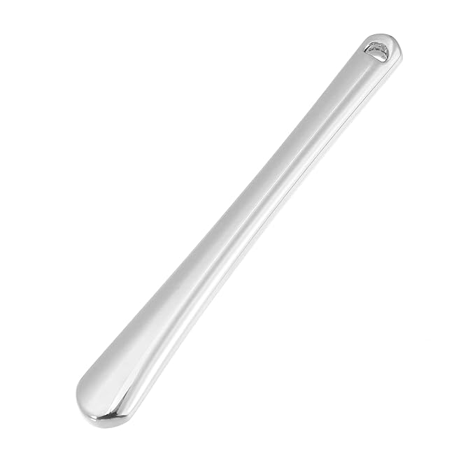 VOCOSTE 4 Pcs Makeup Spatula Mini Spoon, Eye Cream Massage Sticks Beauty Scoop, for Facial Cosmetic Face Cream, Zinc Alloy 2.32"x0.30", Silver Tone