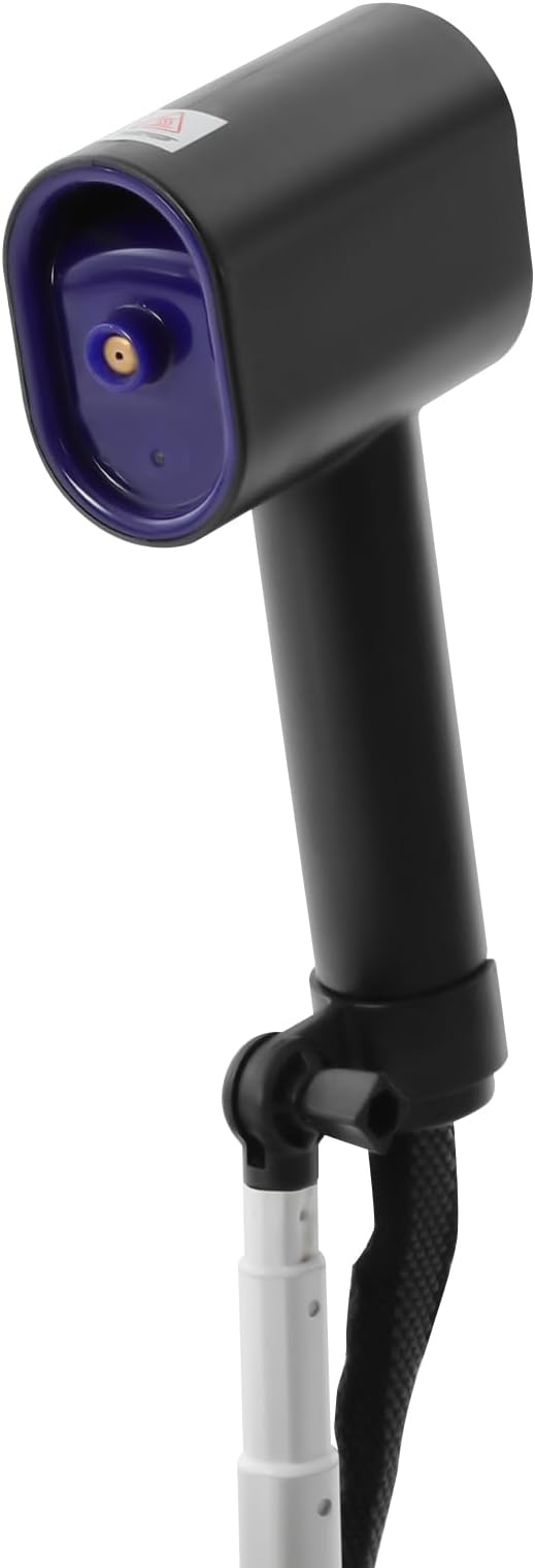 Nano Mist Hair Steamer, 1300W Professional Hair & Scalp Care Machine with 9 Steam Settings, 800ml Tank, Negative Ion & Blue Light Therapy, Rolling Stand for Salon & Home Use, Deep Conditioning, White