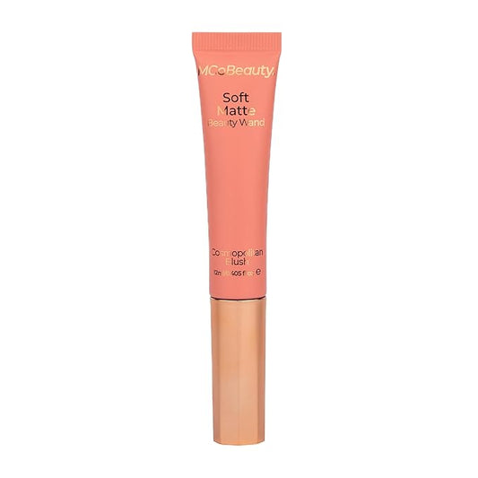MCoBeauty Soft Matte Beauty Wand, Cosmopolitan Blush, Velvety Finish of Buildable Color, Vegan, Cruelty Free Cosmetics