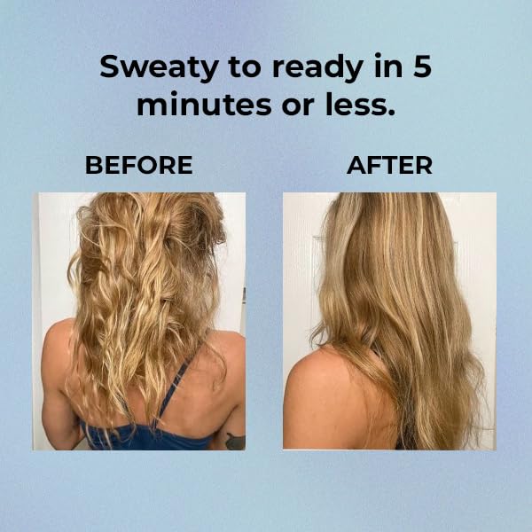 SWAIR Showerless Shampoo Travel Size - Rinse Free - Clean Ingredients - Perfect for Gym Bag or Carry-On (2 Pack)