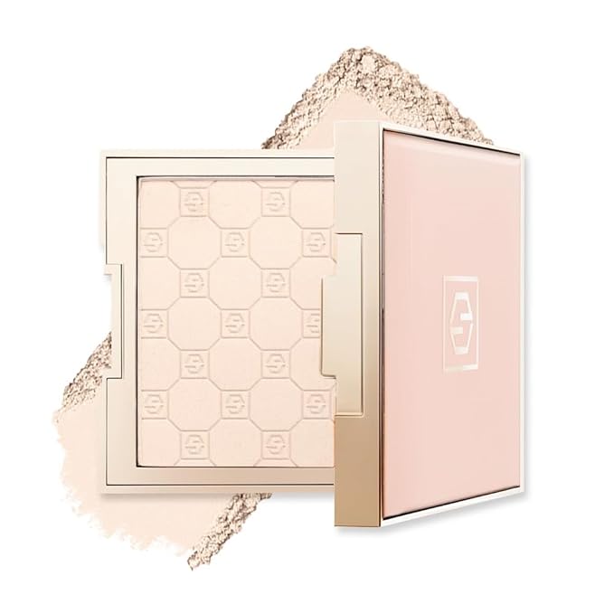 Jouer Soft Focus Hydrate & Setting Powder - Pressed Powder with Matte Finish - Blurring Powder for Fine Lines and Pores - Set Face Makeup Foundation or Concealer - Translucent